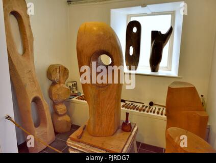 Barbara Hepworth Museum, St Ives, Cornwall, Angleterre, Royaume-Uni Banque D'Images