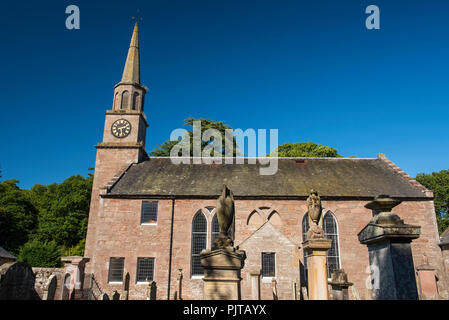 Glamis Église paroissiale de St Fergus, Glamis, Angus, Scotland. Banque D'Images