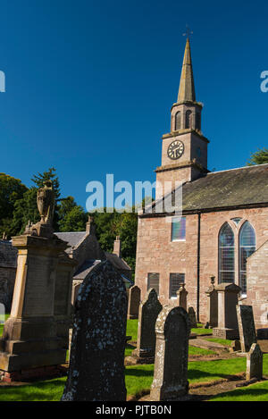 Glamis Église paroissiale de St Fergus, Glamis, Angus, Scotland. Banque D'Images