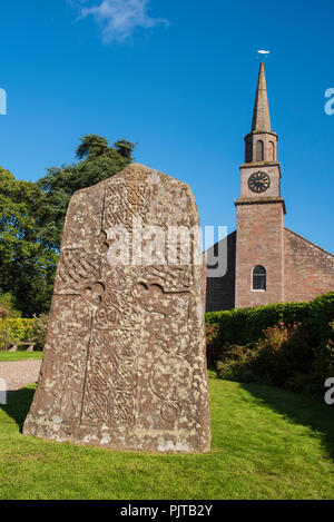 Manse Glamis Glamis, Pierre Picte, Angus, Scotland. Banque D'Images