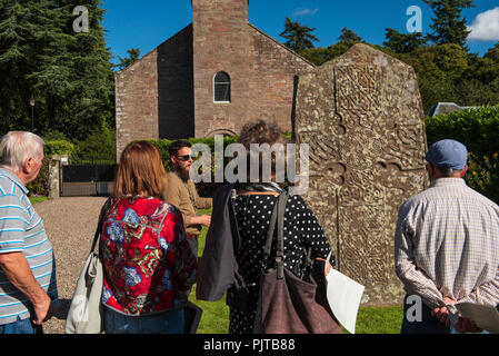 Manse Glamis Glamis, Pierre Picte, Angus, Scotland. Banque D'Images