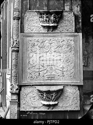 Basilique Saint-Denis - stalles du choeur - Saint-Denis - Médiathèque de l'architecture et du patrimoine - APMH00004273. Banque D'Images