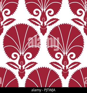 Carnation Ottoman design textile Illustration de Vecteur
