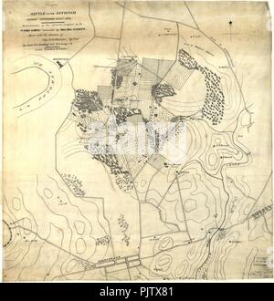 La bataille d'Antietam se sont battus le 16 septembre et 17, 1862 Banque D'Images