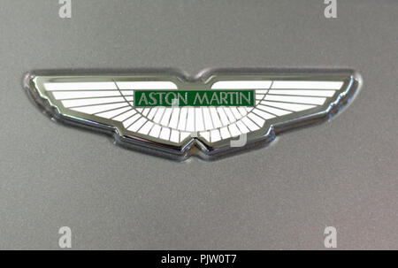 Logo Aston Martin Banque D'Images