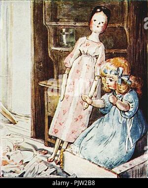 Beatrix Potter - l'histoire de deux mauvaises Mice - Illustration 20. Banque D'Images