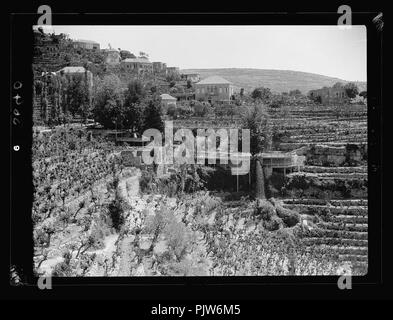 Beit ed-Dîn. Le Shehab Palace (organisé en tant que monument national). Village Banque D'Images