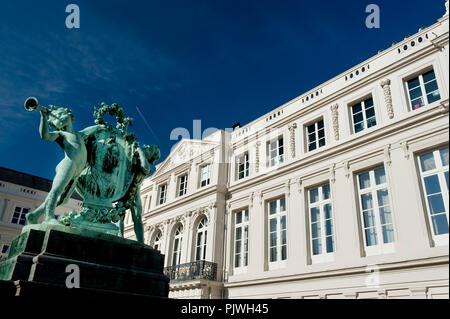 Le palais néo-classique de Charles de Lorraine sur la Place du Musée à Bruxelles (Belgique, 22/10/2011) Banque D'Images