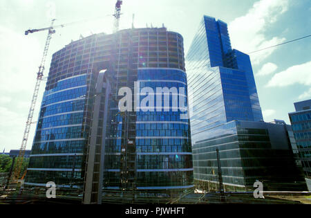 La Tour Dexia et Covent Garden B Tour à Bruxelles, lors de la place Rogier (Belgique, 08/06/2006) Banque D'Images