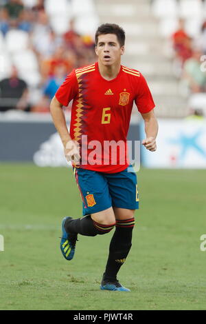 Cordoue, Espagne. Sep 6, 2018. Igor Zubeldia (ESP) Football/Football : joueurs de moins de 21 tour de qualification du Championnat match entre l'Espagne 3-0 U21 U21 L'Albanie à l'Estadio El Arcangel à Cordoba, Espagne . Credit : Mutsu Kawamori/AFLO/Alamy Live News Banque D'Images