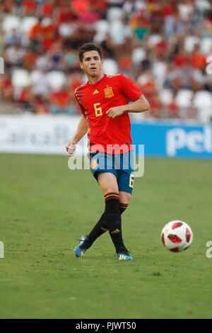 Cordoue, Espagne. Sep 6, 2018. Igor Zubeldia (ESP) Football/Football : joueurs de moins de 21 tour de qualification du Championnat match entre l'Espagne 3-0 U21 U21 L'Albanie à l'Estadio El Arcangel à Cordoba, Espagne . Credit : Mutsu Kawamori/AFLO/Alamy Live News Banque D'Images