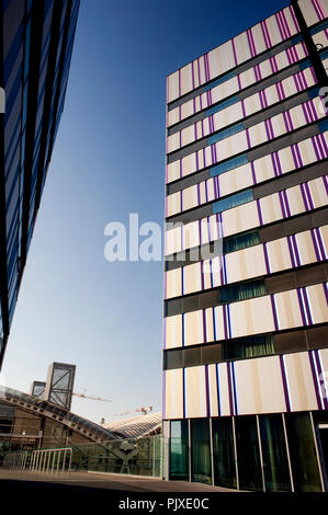 L'hôtel Park Inn à Louvain, conçu par Creneau International, dans la nouvelle zone appelée 'Kop van Kessel-Lo' (Belgique, 14/11/2011) Banque D'Images