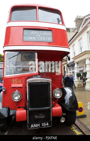 Première livrée à Northampton Transport Corporation en 1947, cette Daimler CVG 6 et a été retiré du service en 1964 Banque D'Images