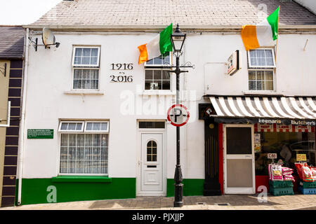 L'Irlande, Co Leitrim, Manorhamilton, Sean MacDiarmarda, chef du Bureau de l'Insurrection de Pâques, le Sinn Fein histoire Banque D'Images