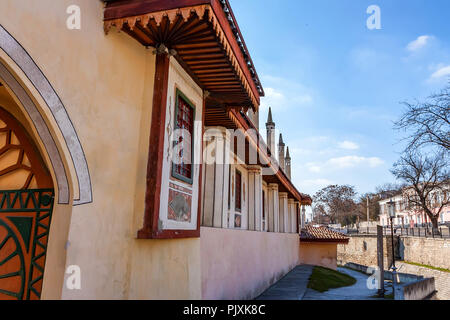 Beaux murs du palais de Bakhtchyssaraï, Crimée Banque D'Images