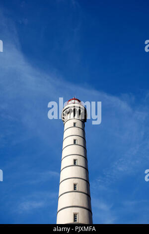 Ancien phare. L'un des phares de la côte portugaise. Banque D'Images