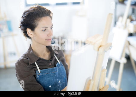 Femme peinture Banque D'Images