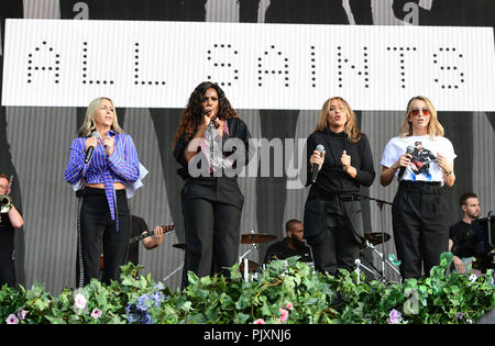 Tous les Saints à Radio 2 Live à Hyde Park à Londres. Banque D'Images