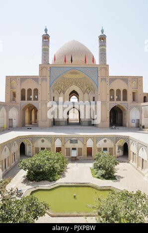 La mosquée Agha Bozorg à Kashan, Iran, Ispahan Province Banque D'Images