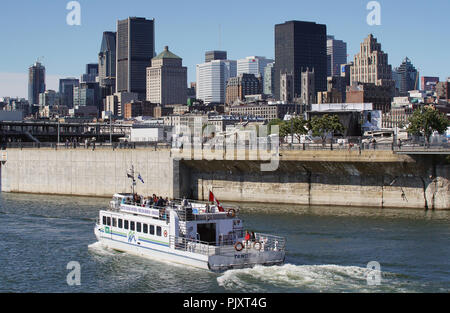 Montréal, Canada, 8 septembre,2018. Bateau à côté du port de Montréal.Credit:Mario Beauregard/Alamy Live News Banque D'Images