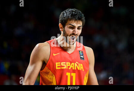 Ricky Rubio. L'Équipe nationale de basket-ball de l'Espagne. Coupe du Monde 2014 Banque D'Images