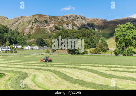 Scènes pastorales à Great Langdale du Lake District Banque D'Images