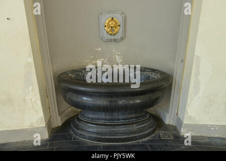 Elisenbrunnen, printemps, Friedrich Wilhelm's Place, Aix-la-Chapelle, Rhénanie du Nord-Westphalie, Allemagne, Quelle, Friedrich-Wilhelm-Platz, Nordrhein-Westfalen, Deuts Banque D'Images