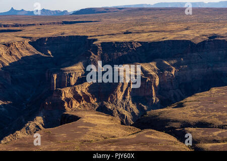 Gorge canyon désert Afrique Namibie fishriver Banque D'Images