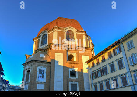 Chapelle des Médicis la célébration de la famille Médicis, patrons de l'église et Grands-ducs de Toscane à Florence, Italie Banque D'Images