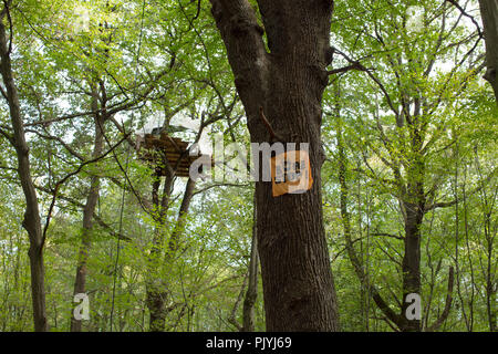 Morschenich, Allemagne. 09 septembre 2018. Manifestation pacifique contre l'effacement de la Hambacher Forst par la préoccupation de l'énergie RWE. La compensation devrait commencer en octobre. Jochen Brood/ Alamy News Banque D'Images