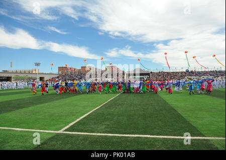 Zhangjiak Zhangjiak, Chine. 10 Sep, 2018. Zhangjiakou, CHINE-les combats de chèvre est tenue à Zhangjiakou, Chine du Nord, Province de Hebei. Crédit : SIPA Asie/ZUMA/Alamy Fil Live News Banque D'Images