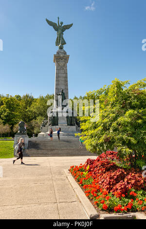 Montréal, Canada - 8 septembre 2018 : George-Etienne Cartier Monument à Mont Royal Park Banque D'Images