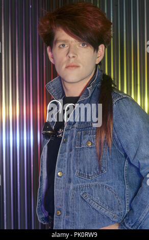 Tom Bailey (Thompson Twins) le 01.04.1983. Dans le monde d'utilisation | Banque D'Images