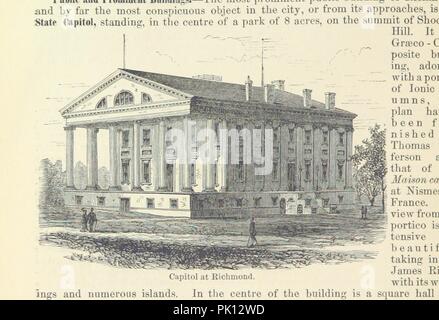Libre à partir de la page 146 de "Appletons' Hand-Book illustré des villes américaines ... Avec des contours de l'intermédiaire des itinéraires et cartes ferroviaires' . Banque D'Images