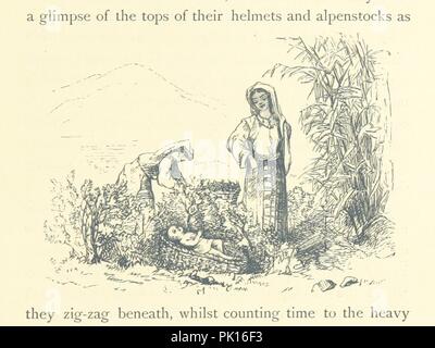 Libre à partir de la page 219 de "l'Indien Alpes et comment nous avons traversé eux, être un récit de deux ans de résidence dans l'Est de l'Himalaya et deux mois de tour dans l'intérieur. Par une dame Pioneer [L. S. Mazuchelli]. Illustré par 0024. Banque D'Images