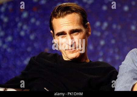 Joaquin Phoenix à 'Les Soeurs Frères' conférence de presse au cours de 2018 Toronto International Film Festival au TIFF Bell Lightbox, le 8 septembre 2018 à Toronto, Canada. Banque D'Images