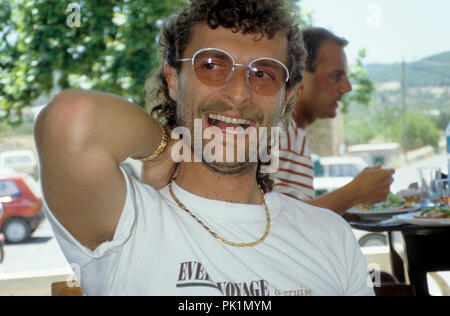 Michael Cretu en juin 1988 à Ibiza. Dans le monde d'utilisation | Banque D'Images