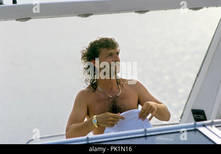 Michael Cretu en juin 1988 à Ibiza. Dans le monde d'utilisation | Banque D'Images