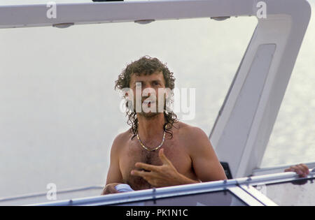 Michael Cretu en juin 1988 à Ibiza. Dans le monde d'utilisation | Banque D'Images