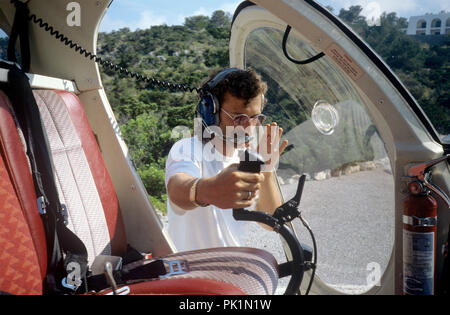 Michael Cretu en juin 1988 à Ibiza. Dans le monde d'utilisation | Banque D'Images