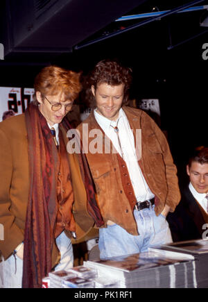 Groupe Pop-Rock norvégien a-ha en janvier 1991. Dans le monde d'utilisation | Banque D'Images