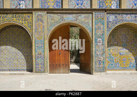 Palais du Golestan, Téhéran, Iran Banque D'Images