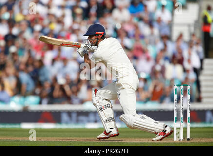 Kia Oval, Londres, Royaume-Uni. 10 Sep, 2018. International Cricket Match Test Specsavers, 5e essai, jour 4 ; Alastair Cook de l'Angleterre en forme a assuré ce matin : Action Crédit Plus Sport/Alamy Live News Banque D'Images