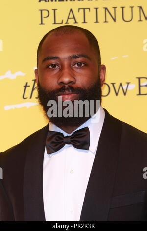 Brooklyn, NY, USA. 10 Sep, 2018. Darrelle revis à la balle jaune au Brooklyn Museum de New York le 10 septembre 2018. Crédit : Diego Corredor Punch/media/Alamy Live News Banque D'Images