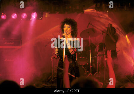 Jennifer Rush sur 07.10.1985 à Lippstadt. Dans le monde d'utilisation | Banque D'Images