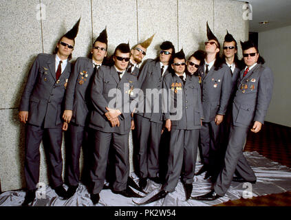 Bande de finition Leningrad Cowboys en novembre 1992 en Allemagne dans le monde entier d'utilisation | Banque D'Images