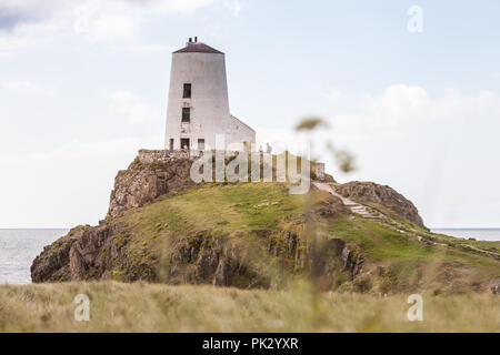 Twr mawr phare, Anglesey, Pays de Galles, Royaume-Uni Banque D'Images