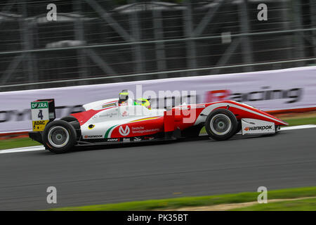 Mick Schumacher, fils de sept fois champion de Formule 1 Michael, dans le championnat d'Europe de Formule 3, la conduite de Prema Powerteam fr. Banque D'Images