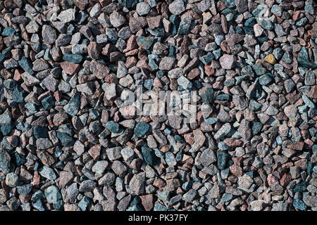 Gravier de couleur de fond en pierre Banque D'Images