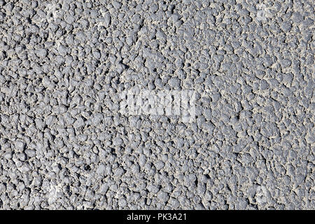 Pavage bitum close up (gros grains de bitume dans une route asphaltée à la surface, la texture de fond. Banque D'Images